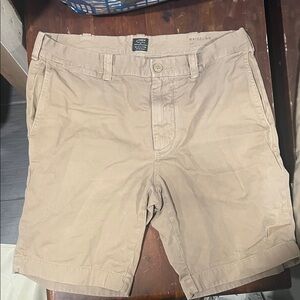 J. Crew Men's Tan Flat Front Shorts